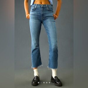 Anthropologie Citizens of Humanity Isola Mid-Rise Crop Bootcut Jeans Size 31